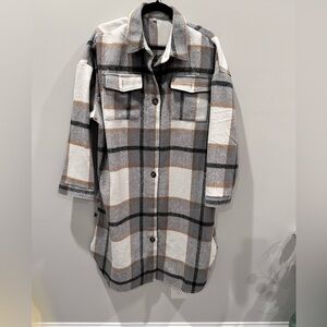 Plaid shacket